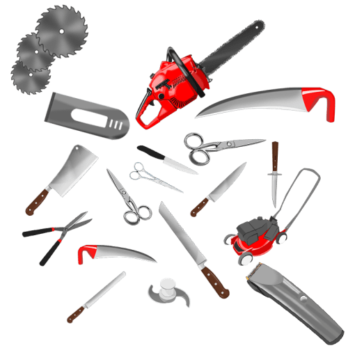 une meule et des éclairs